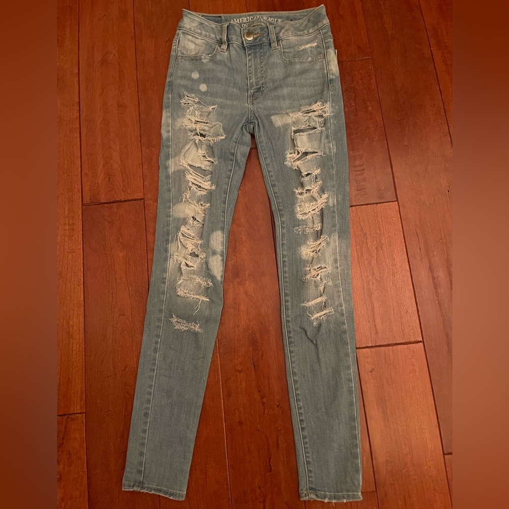 American Eagle, Hi-rise Jegging , light wash